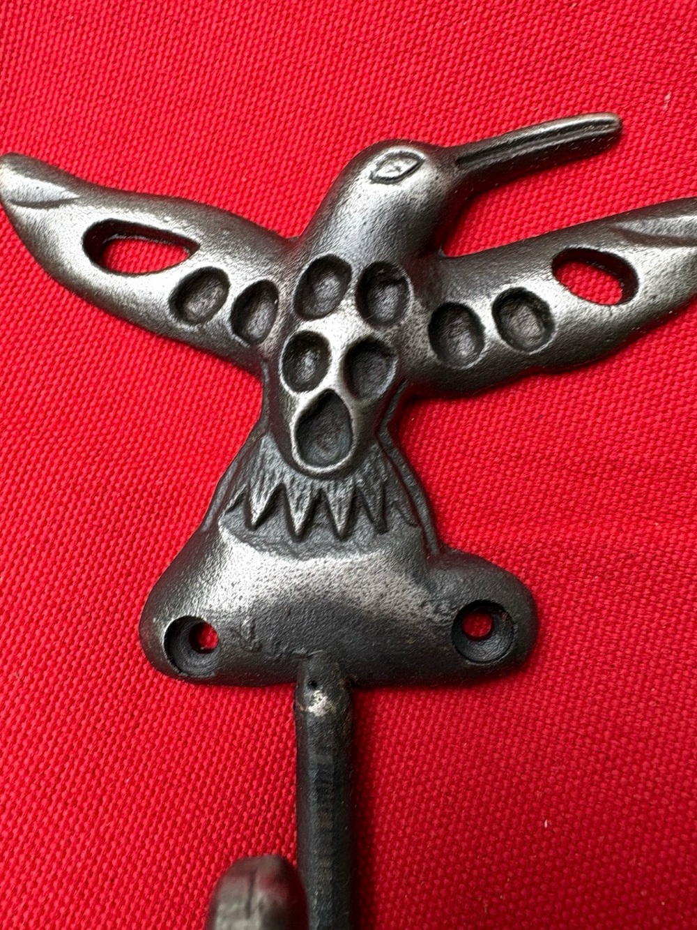 Cast Iron Hummingbird Wall Hook -